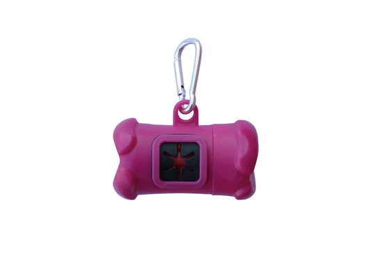 Distributeur de sacs Freedog rose