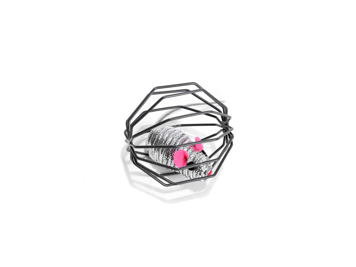 Freedog Metal Cage With Mouse 6Cm