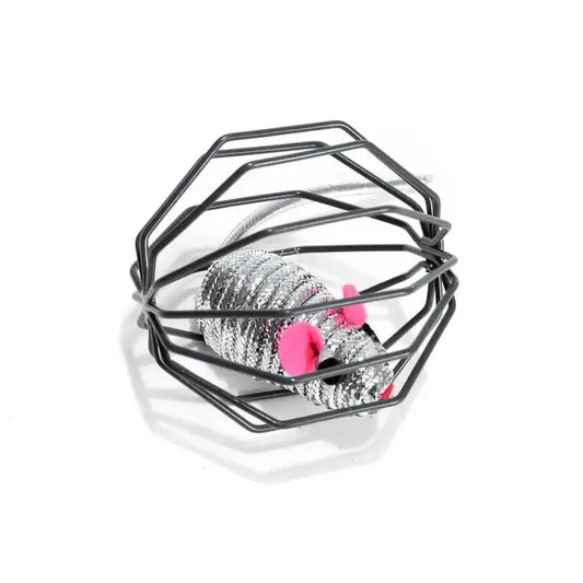 Freedog Metal Cage With Mouse 6Cm