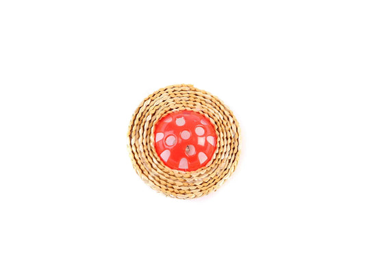 Freedog : balle rouge avec ruban, 7 x 7 cm