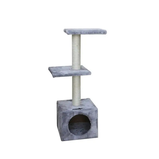 Freedog Scraper Building Light Grey 30 X 30 X 89Cm
