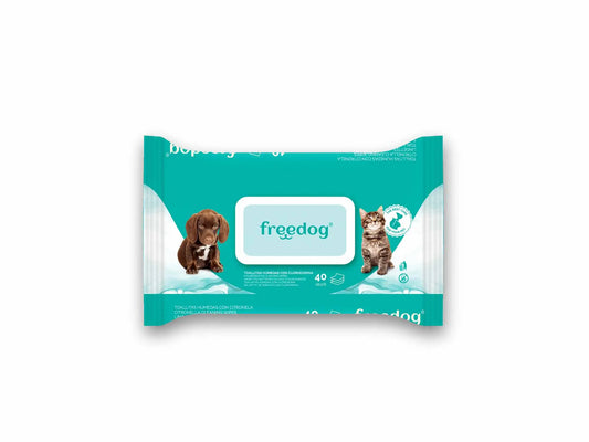 Freedog Chlorhexidine Wipes Large 40Pcs