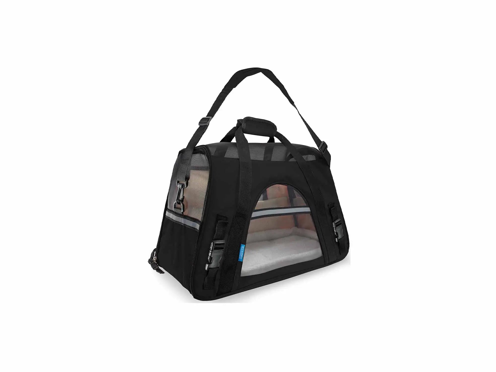Cage de transport Freedog Fly noire, 40 x 20 x 26 cm