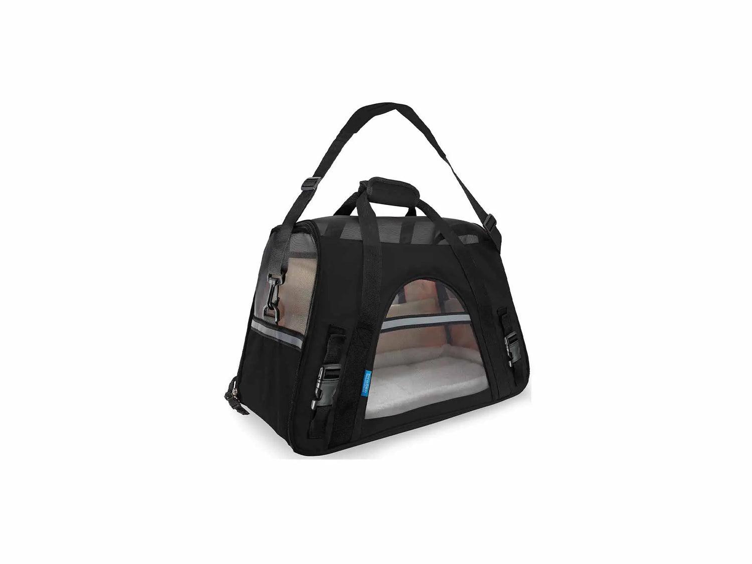 Cage de transport Freedog Fly noire, 48 x 25 x 33 cm