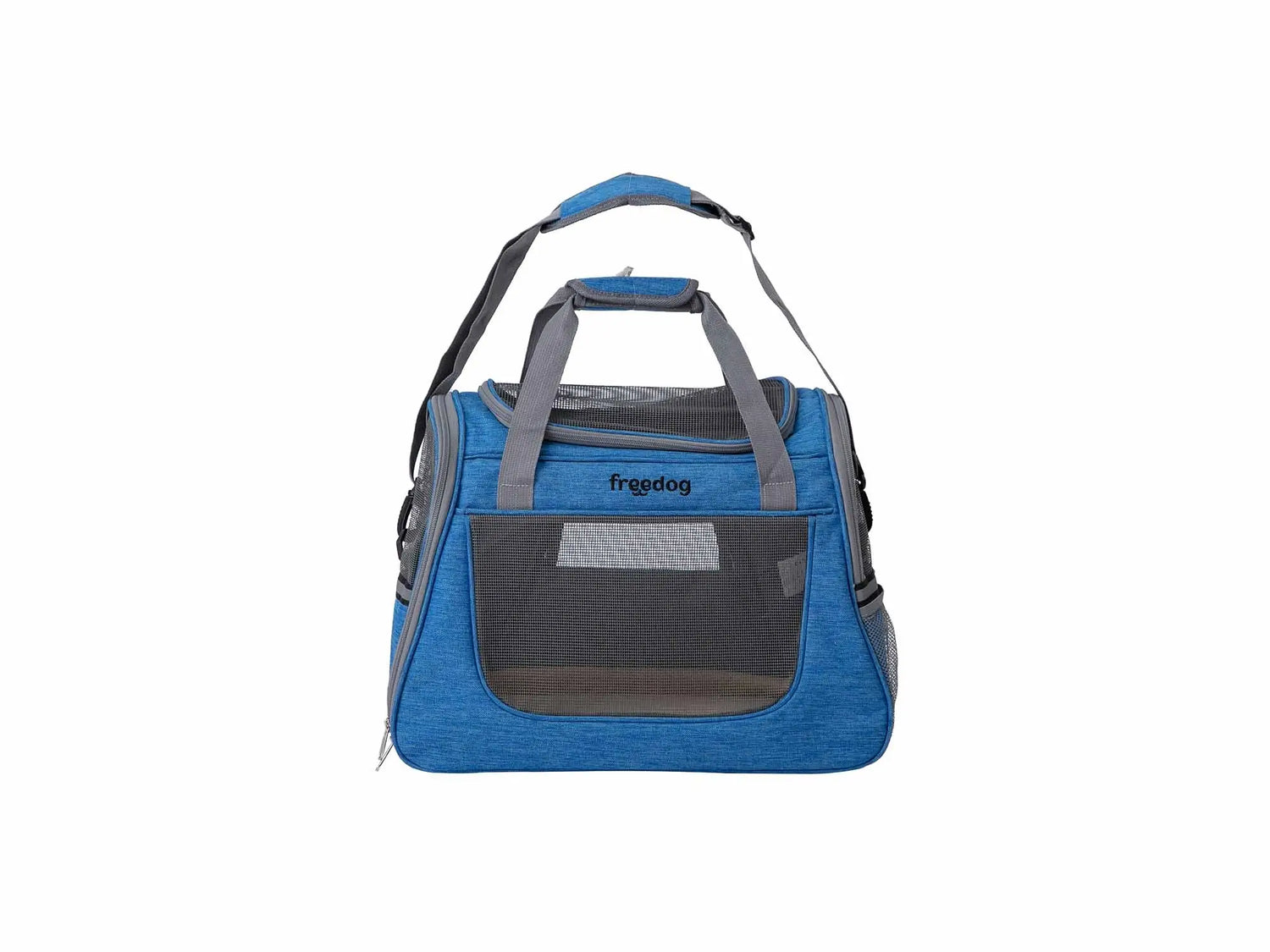 Cage de transport Freedog Lax bleue, 45 x 25 x 35 cm
