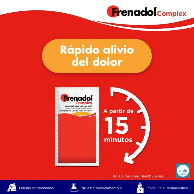 FRENADOL® Complexe anti-grippe, Voie orale, 10 Sachets