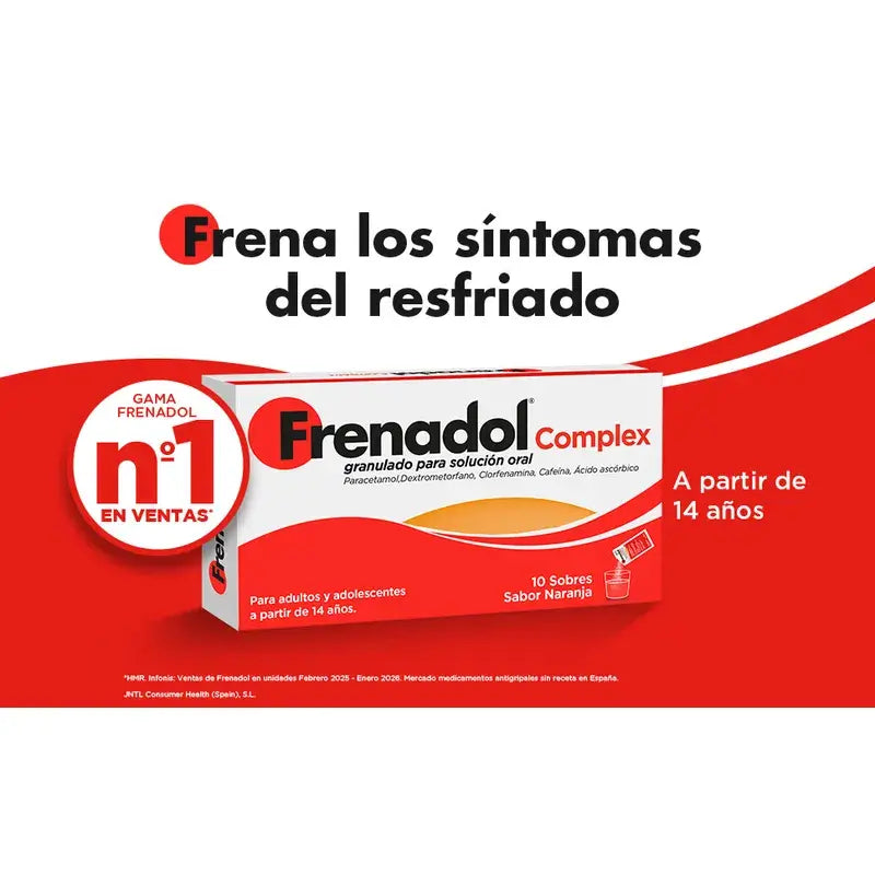 FRENADOL® Complexe anti-grippe, Voie orale, 10 Sachets