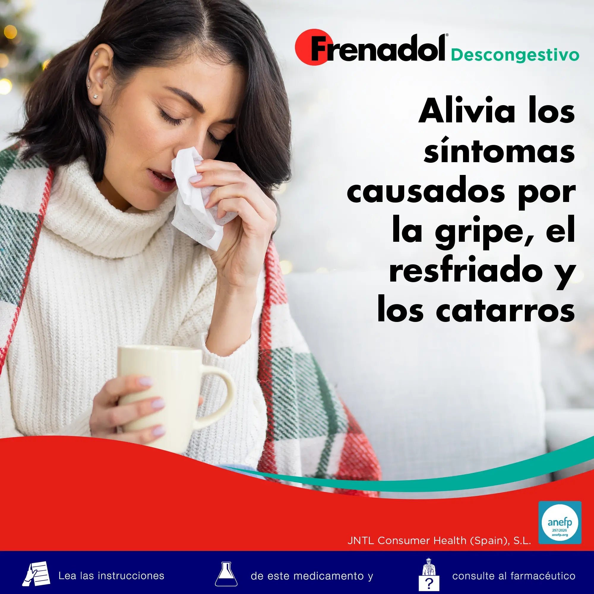 FRENADOL® Décongestionnant de la grippe, Voie orale, 16 gélules