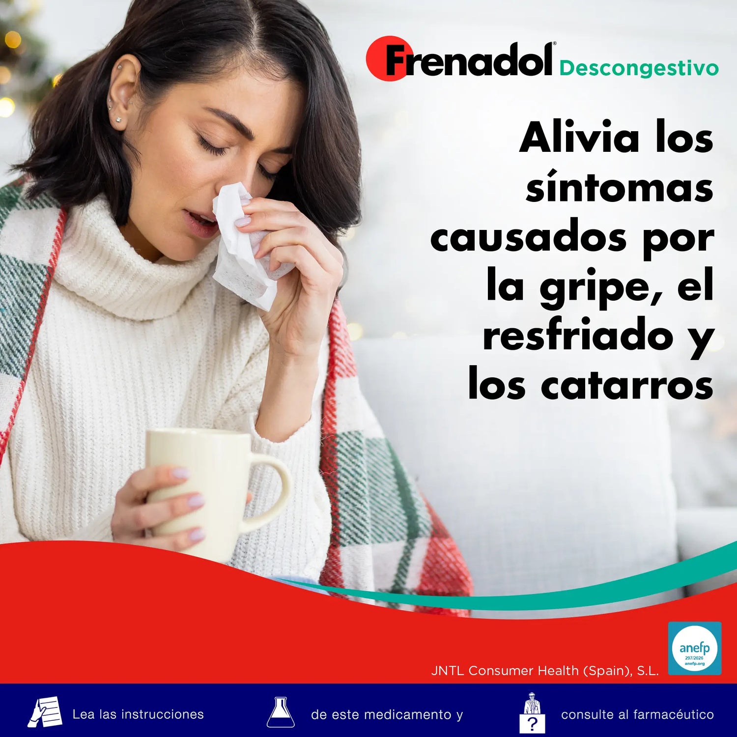 FRENADOL® Décongestionnant de la grippe, Voie orale, 16 gélules