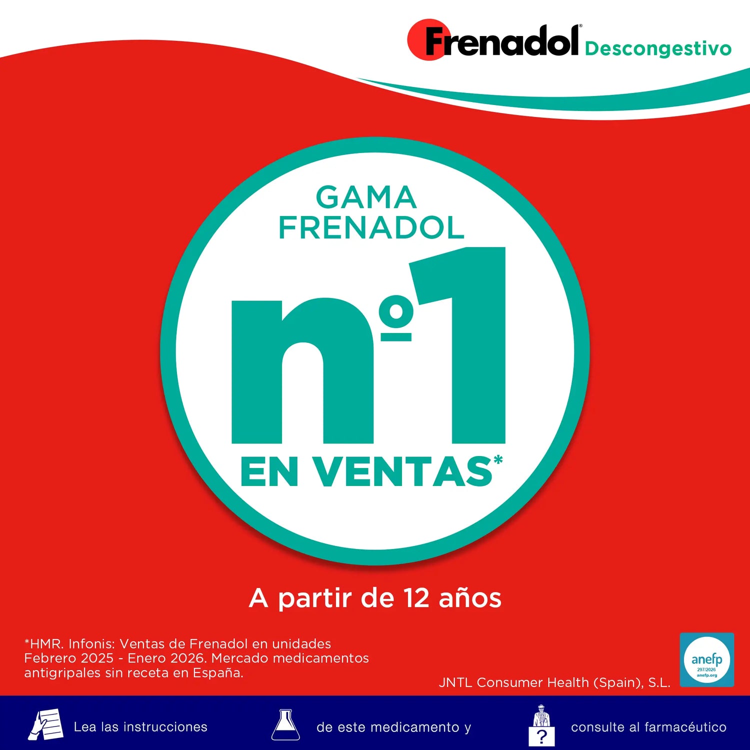 FRENADOL® Décongestionnant de la grippe, Voie orale, 16 gélules