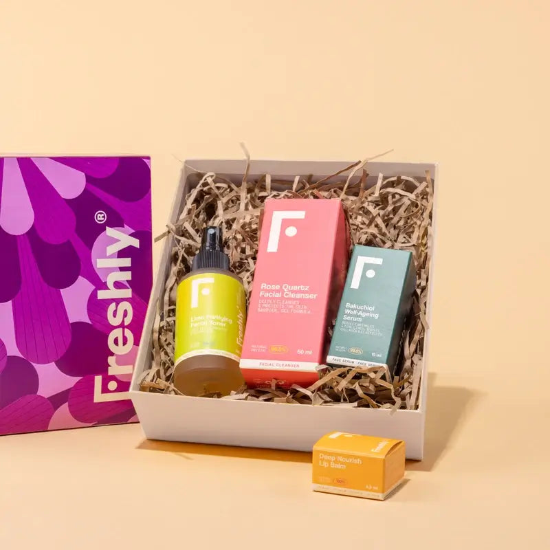 Coffret anti-âge Freshly Cosmetics violet