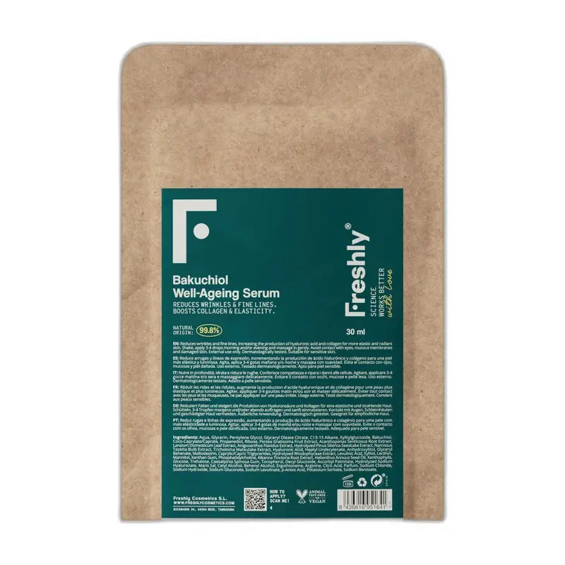 Freshly Refill Sérum anti-âge au bakuchiol, 30 ml