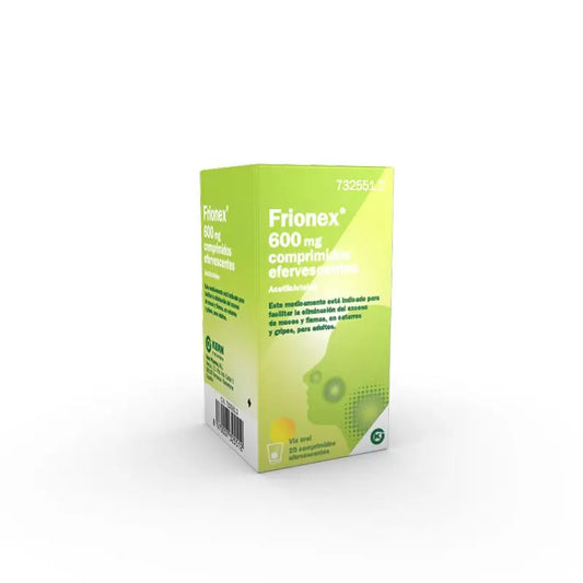 Frionex 600 Mg , 20 comprimés effervescents