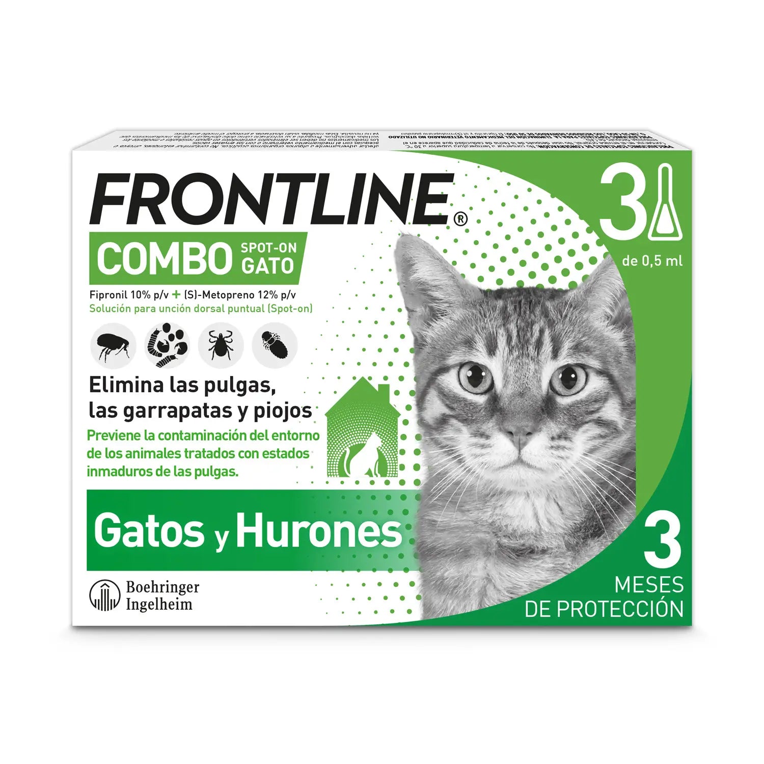 Frontline Combo Chats & Furets 3 Pipettes x 0.5 ml