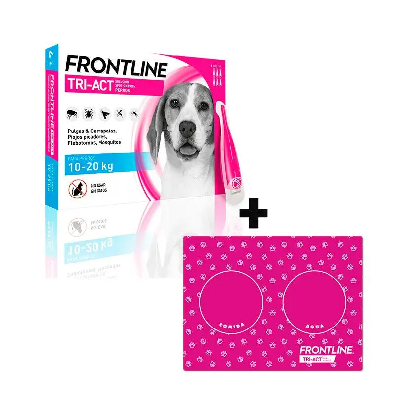 Frontline Tri-Act 10-20Kg, 6 Pipettes