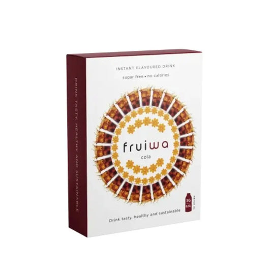 Fruiwa boisson instantanée en poudre arôme cola avec vitamine C et édulcorant , 36 grammes