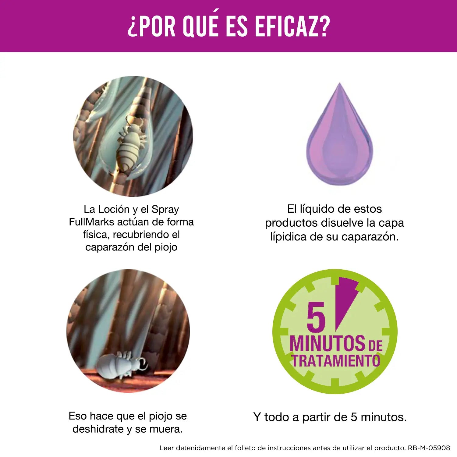 Shampooing et lotion anti-poux et lentes Fullmarks