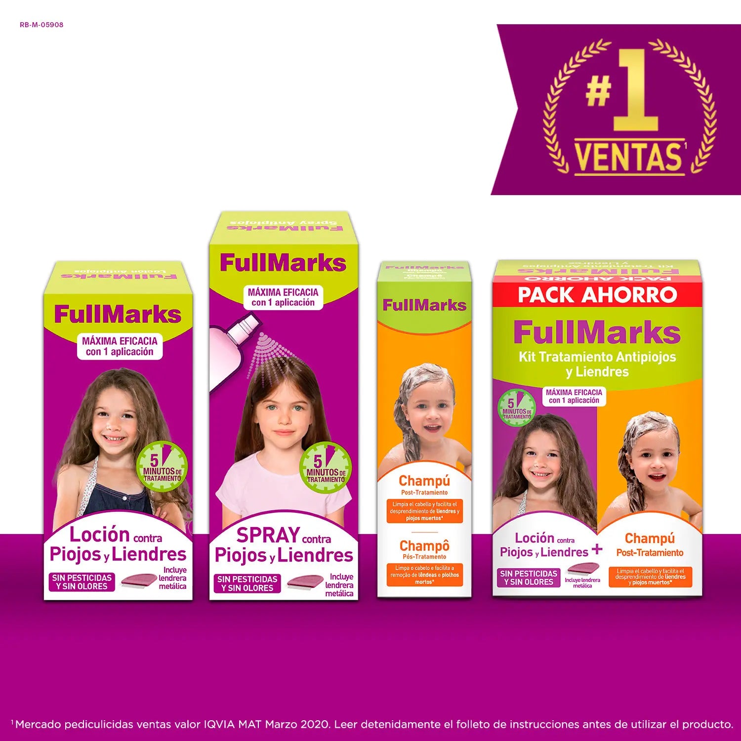 Shampooing et lotion anti-poux et lentes Fullmarks
