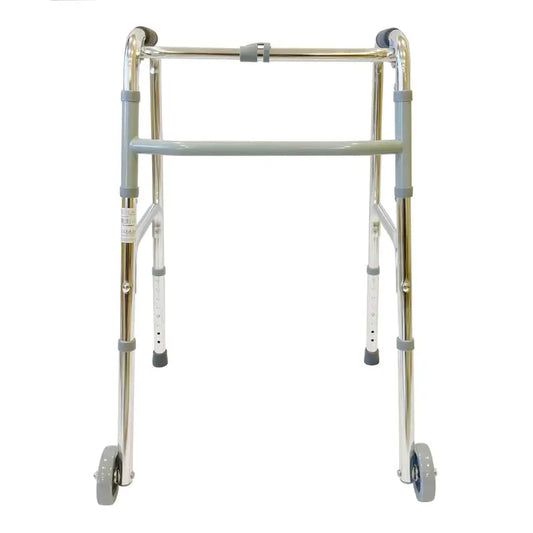 García 1880 Déambulateur pliant en aluminium avec roues avant