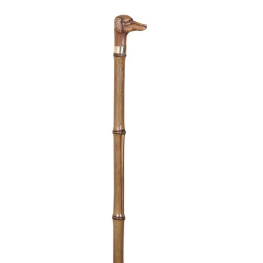 García 1880 Walking Stick Collection Bambu Cuff Dog Design