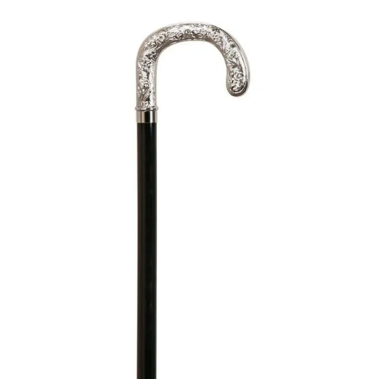 García 1880 Walking Stick Collection Manchette en nickel gravé