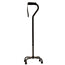 Garcia 1880 Dark Aluminium Quad Walking Stick