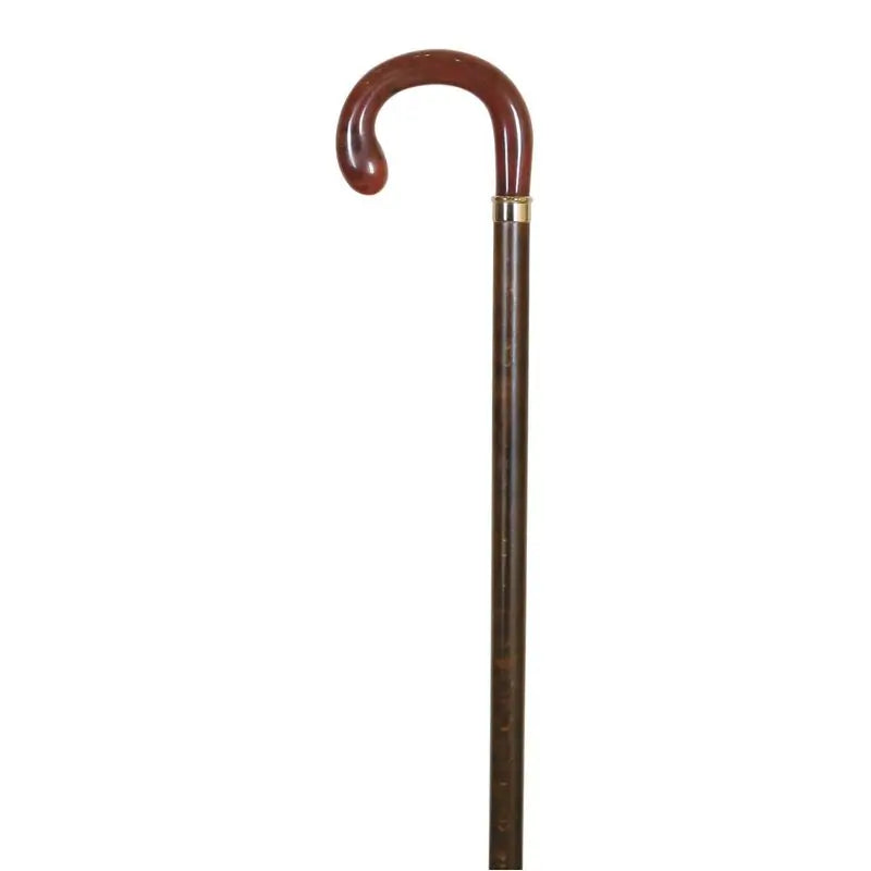 Garcia 1880 Canne en hêtre, poing en Porra Nacarina nacré, avec caoutchouc