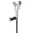 Garcia 1880 English Walking Stick Light-Soft White-Black (Pair)