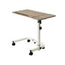 García 1880 Adjustable Folding Side Table White and Wood