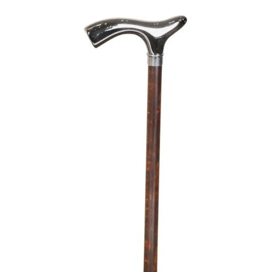 Garcia 1880 Muletilla en hêtre brun manche plat nickelé