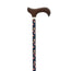 Garcia 1880 Béquille extensible, bleue, petites fleurs, p...