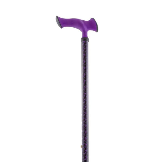 Garcia 1880 Béquille extensible, violet Poignée ergonomique souple