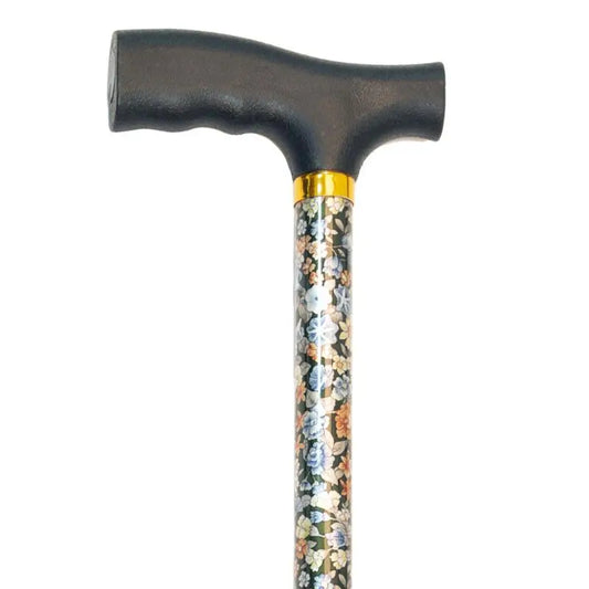 Garcia 1880 Muletilla Extensible Noir Petites Fleurs Plastique Manchette