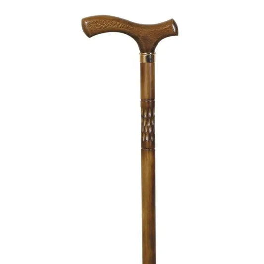 García 1880 Muletilla Flamed Beech With Drawing Flamed Wooden Fist