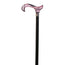 García 1880 Muletilla Haya Black Beech Black Derby Cuff Méthacrylate Pink And Black