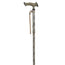 García 1880 Aluminium Folding Crutch, Cashmere Ergonomic Handle