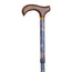 García 1880 Béquille pliante Béquille pliante Estampillée Bleu Cachemire Poing en bois