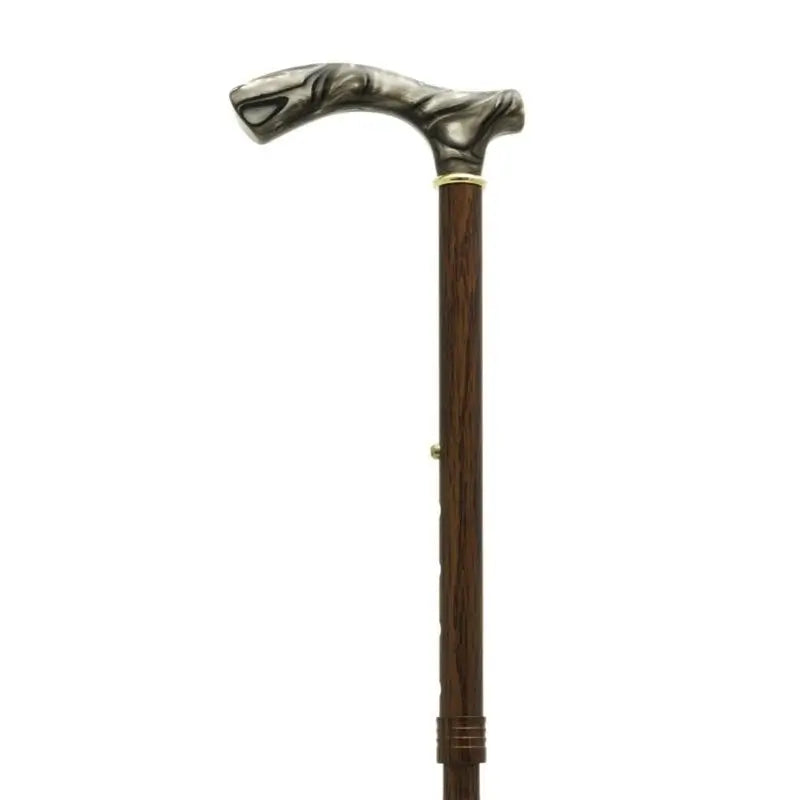 García 1880 Béquille pliante Imit Poing en bois Méthacrylate