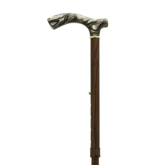 García 1880 Béquille pliante Imit Poing en bois Méthacrylate