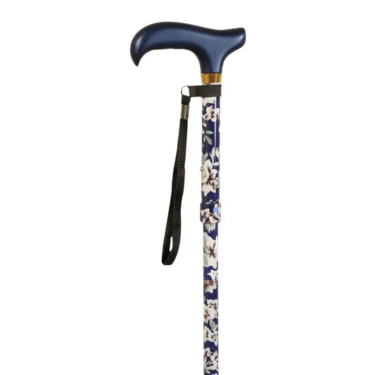 Garcia 1880 Mini béquille pliante, fleurs bleues