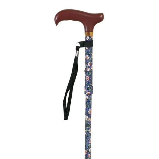 Garcia 1880 Mini Muletilla pliante, Poing acajou fleurs