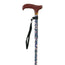 Garcia 1880 Mini Muletilla pliante, Poing acajou fleurs