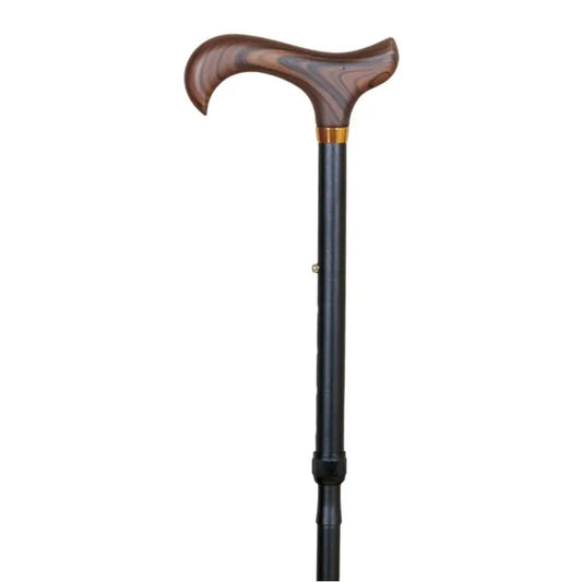 Garcia 1880 Béquille pliante Poignée en bois ton noir