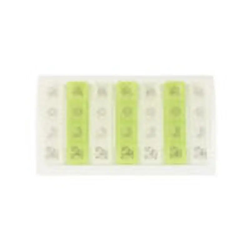 Pilulier Garcia 1880 avec symboles hebdomadaires 4 prises