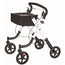 Garcia 1880 Rollator 'Home' en aluminium avec plateau