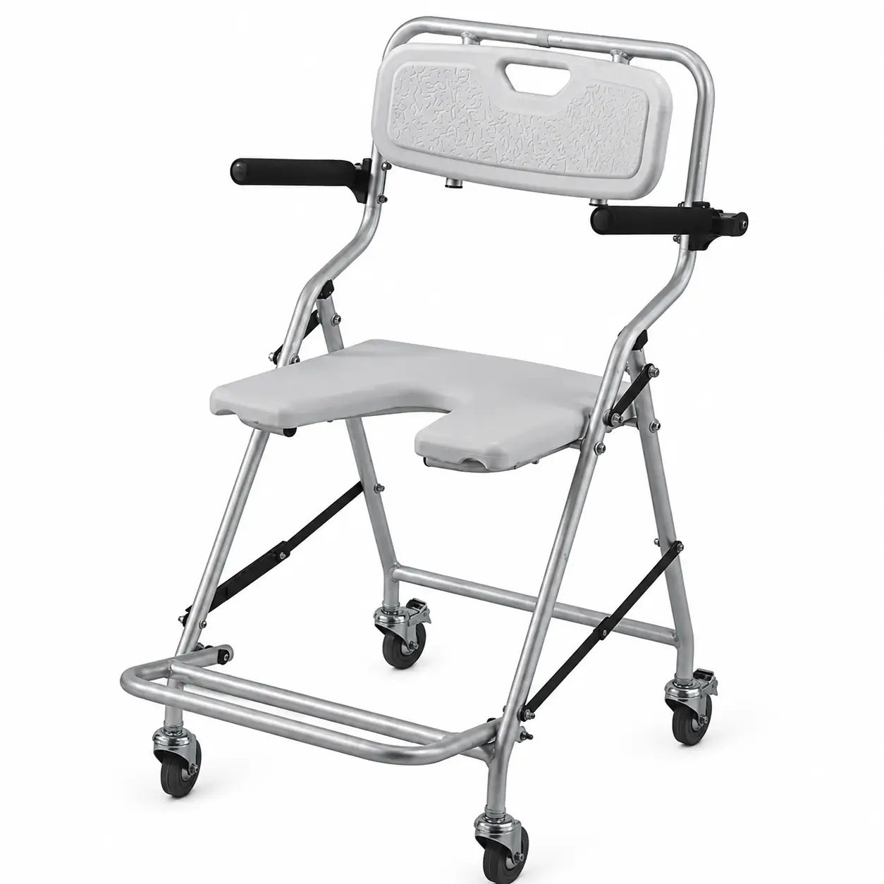 Garcia 1880 Chaise de bain pliante à roulettes