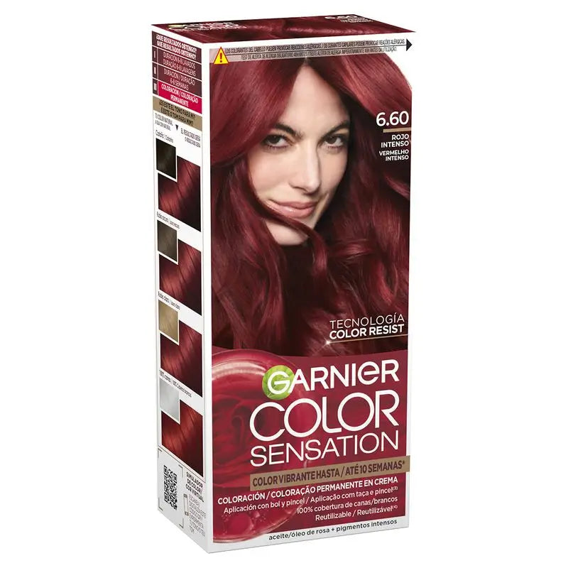 Garnier Color Sensation Cream Permanent Colour 6.60 Intense Red