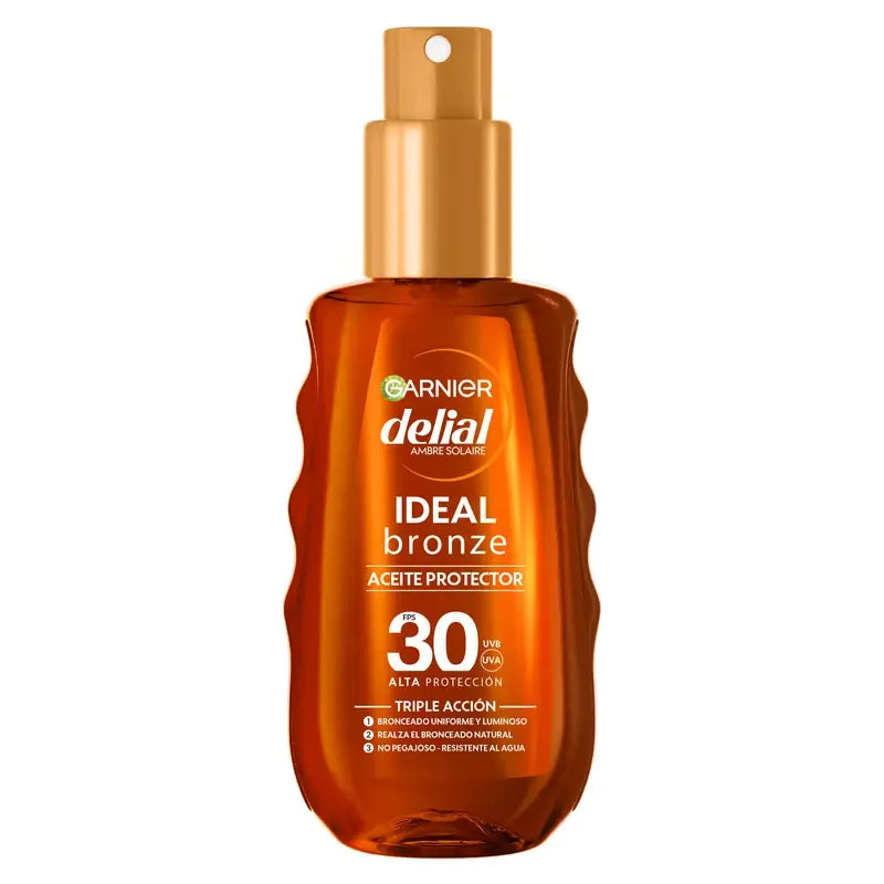 Garnier Delial Huile Bronzante Protectrice Spf 30 , 150 ml