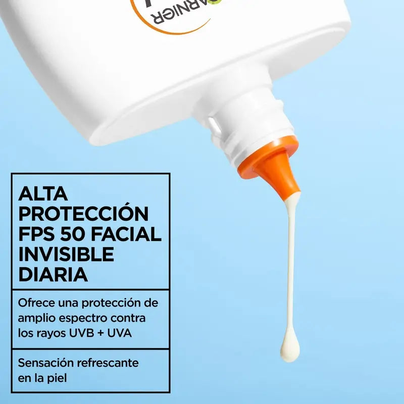 Garnier Delial Delial Water Refreshing Face Fluid Spf 50 Invisible, 40 ml