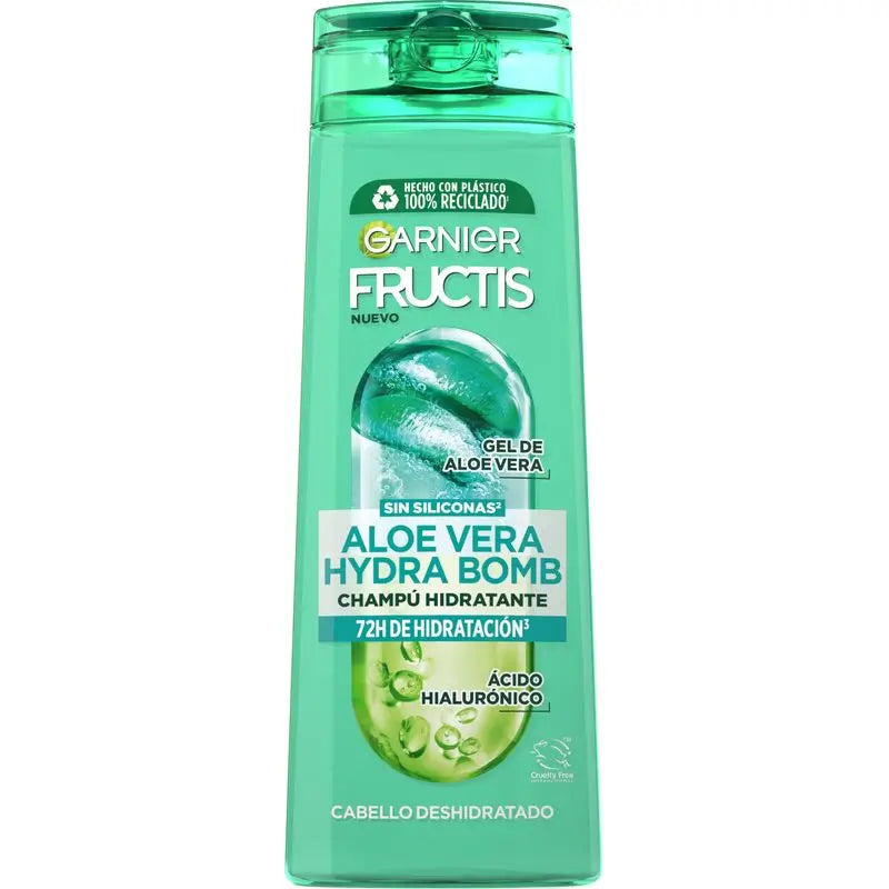 Garnier Fructis Shampooing Aloe Hydrabomb Cheveux Normaux 380 Ml